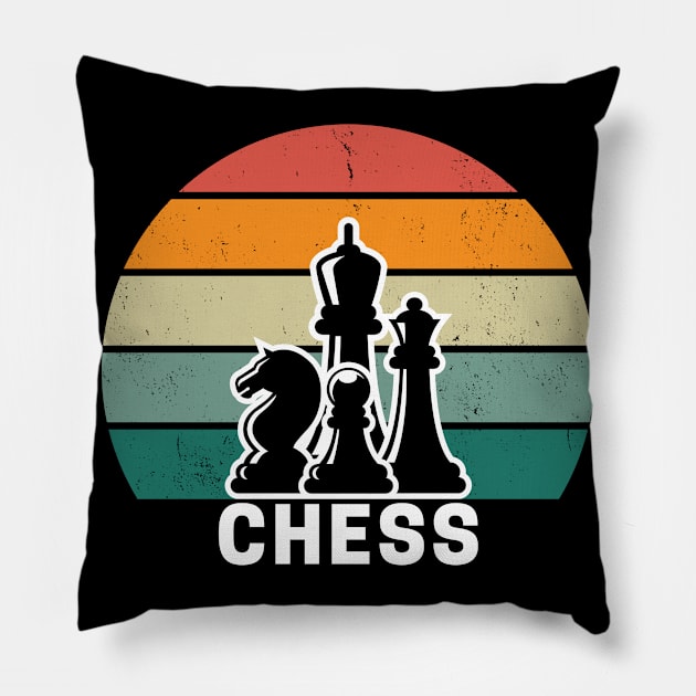 Chess Pillow by octoplatypusclothing@gmail.com