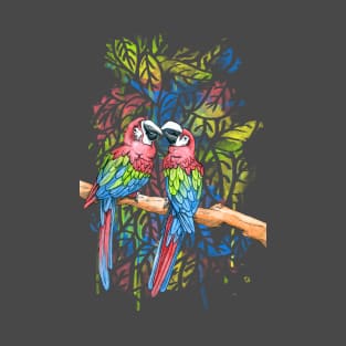 Rainbow Parrots T-Shirt