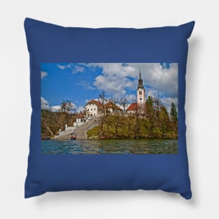 Bled Island. Slovenia Pillow