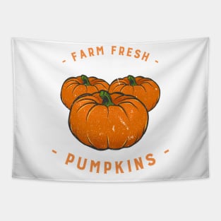 Farm Fresh Pumpkins Tapestry