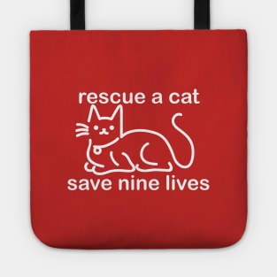 Rescue a cat... Tote