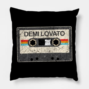 Demi Lovato kurniamarga vintage cassette tape Pillow