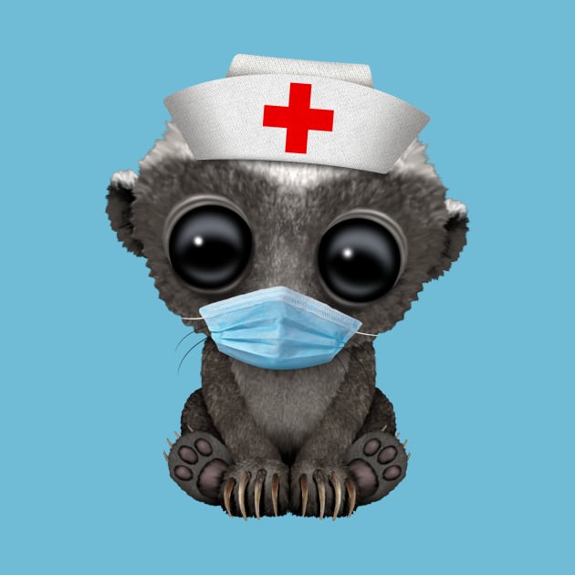 Cute Baby Honey Badger Nurse by jeffbartels