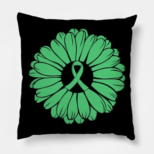 Sunflower Liver Cancer gift Pillow