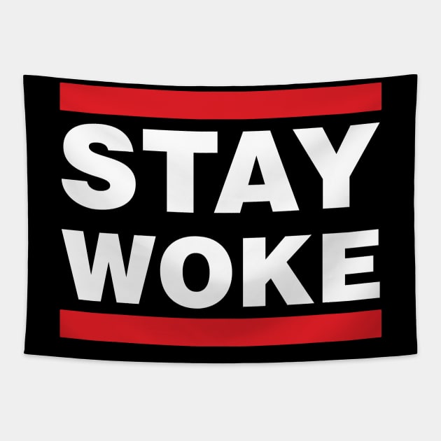 Stay Woke Tapestry by NovaTeeShop