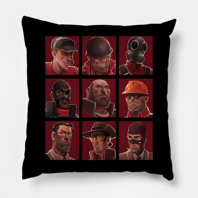 Team Fortress 2 Pillow by Shapwac12