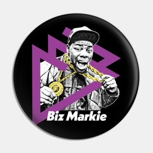 Biz Markie /\/\/ Original Old Skool Hip Hop Design Pin