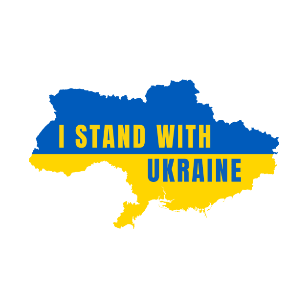 I Stand With Ukraine by Little Duck Designs