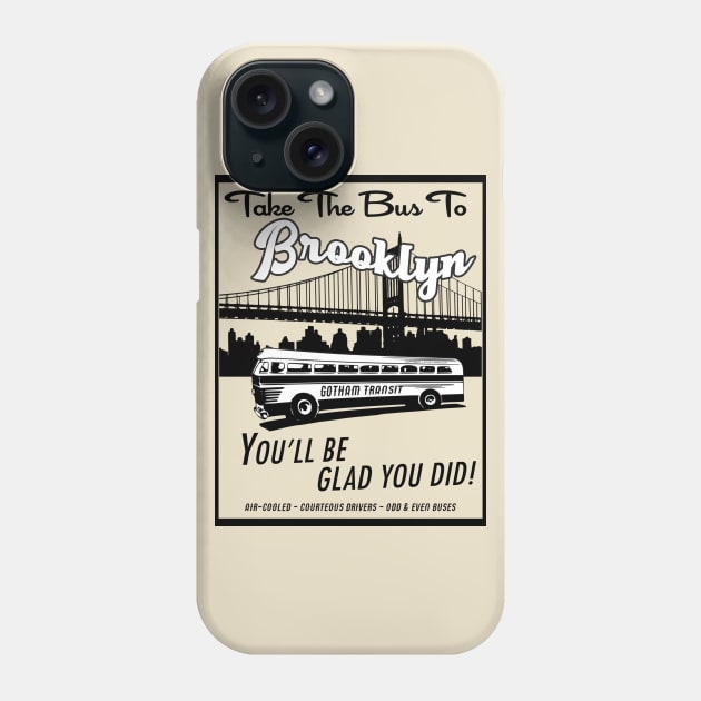 Brooklyn By Bus Phone Case by Vandalay Industries