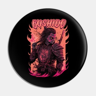 The Way of the Bushido - Samurai Warrior Pin