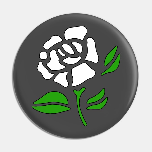 White rose Pin by dalyndigaital2@gmail.com