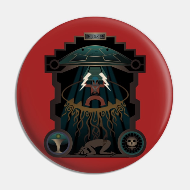 Ancient Aliens Mashup Pin by SunGraphicsLab