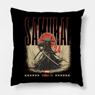 Samurai warrior, ronin Pillow