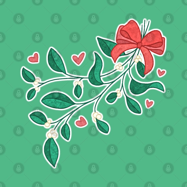 Mistletoe in Love by zneliana