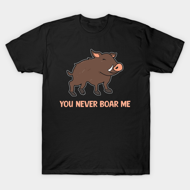 Discover Cute Wild Boar - Wild Boar - T-Shirt