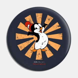 Chilly Willy Retro Japanese Pin