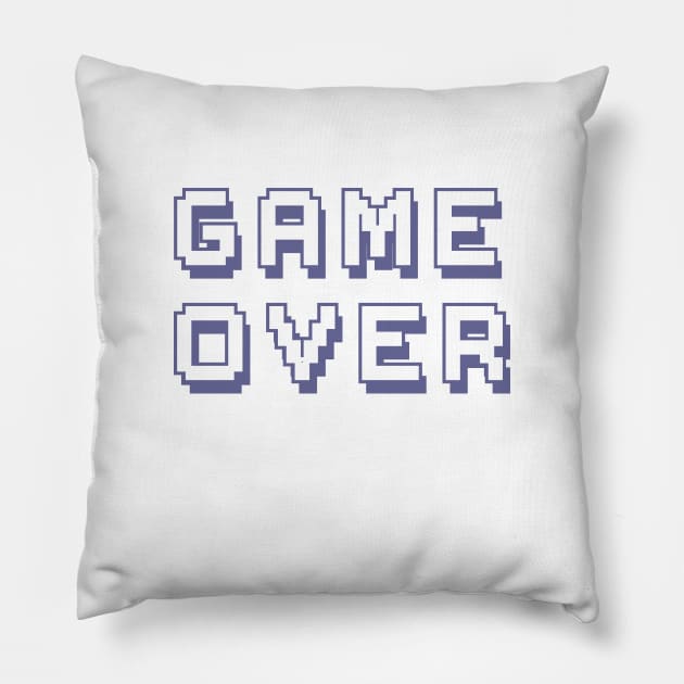 GAME OVER Pillow by Bombastik