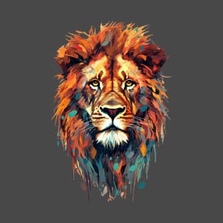 Lion Head abstract painting T-Shirt