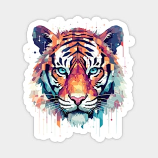 Tiger Animal Freedom World Wildlife Wonder Abstract Magnet