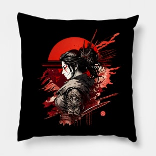 Girl warrior Pillow