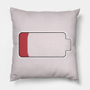 Low battery Pillow