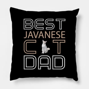 Best Javanese Cat Dad Pillow