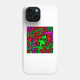 Cute Abstrac Doodle 4 Phone Case