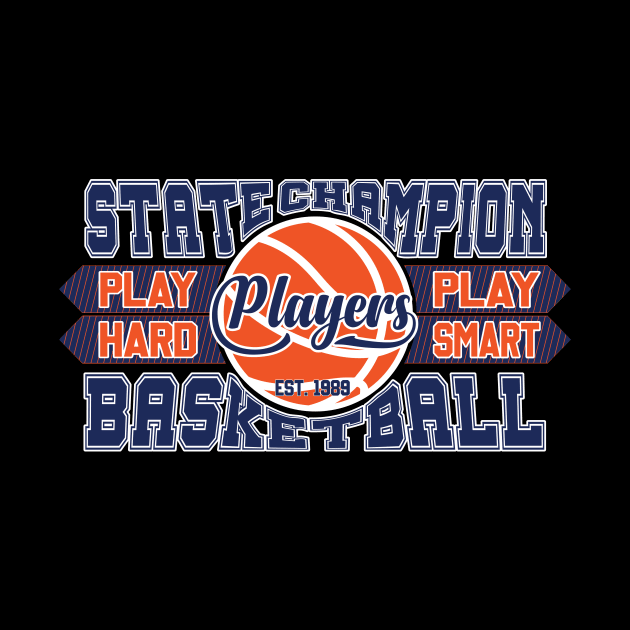 Statechampion Play Hard Play Art Basketball 15 by zisselly