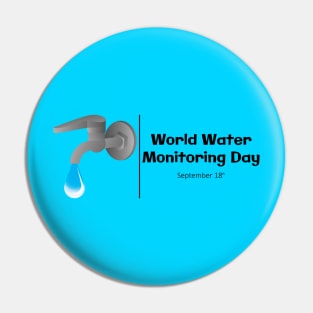 World Water Monitoring Day Pin