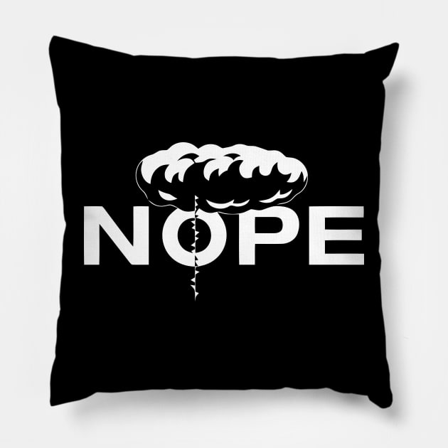 Nope - Jordan Peele Pillow by ArcaNexus