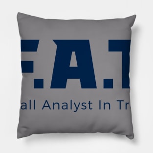 Football Analyst in Training Pillow