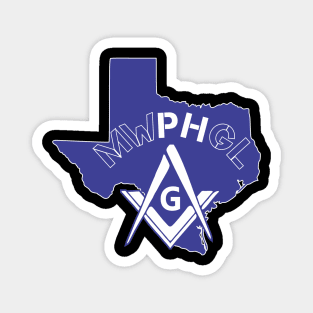 MWPHGLTX - Blue & White Magnet