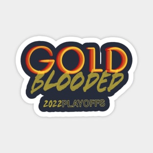 Gold Blooded 2022 Playoffs Magnet