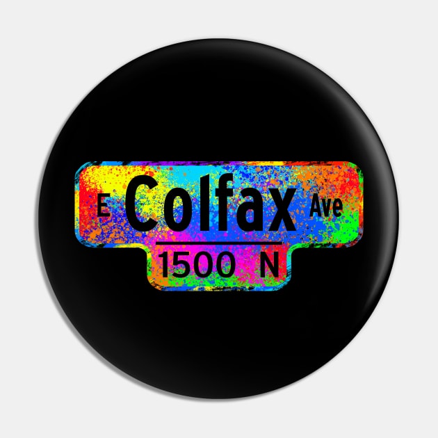 East Colfax Street Sign - Color Pin by South-O-Matic