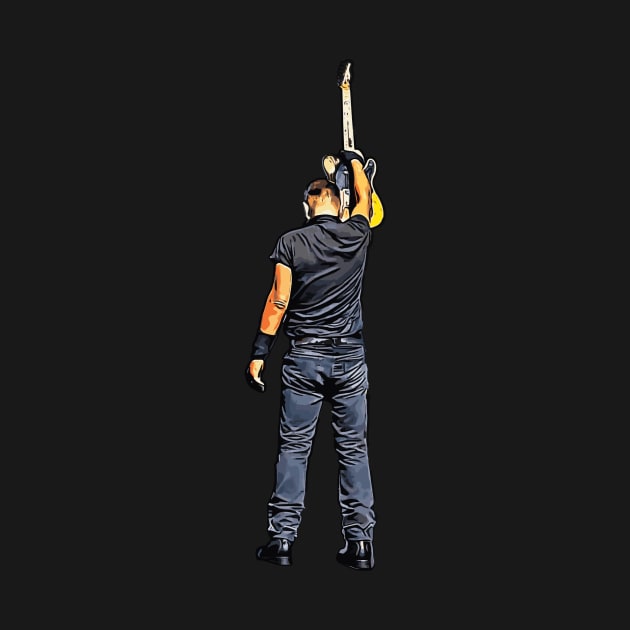 Bruce Springsteen [Silhouette] by 3 Guys and a Flick