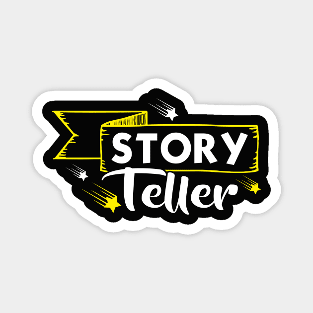 Story Teller Magnet by artsytee