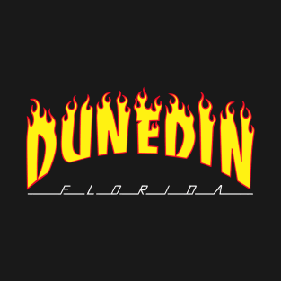 Dunedin Florida THRASHER flames T-Shirt