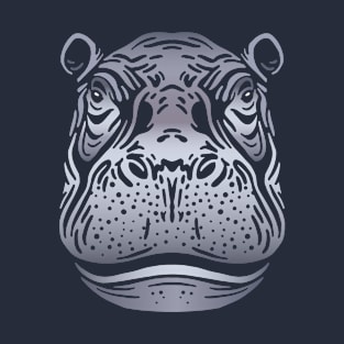 Hippopotamus Face T-Shirt