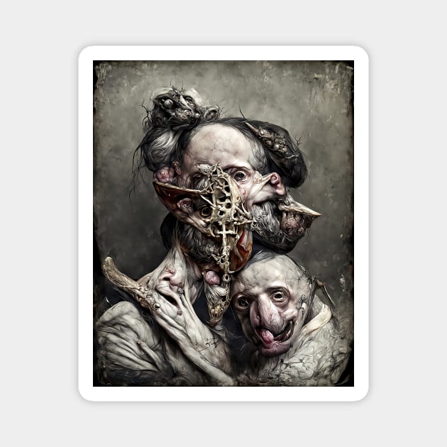 Horror Portrait #13 Magnet by aetherialdnb