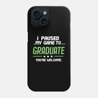 Funny Gamer Graduate 2024 Graduation Phone Case