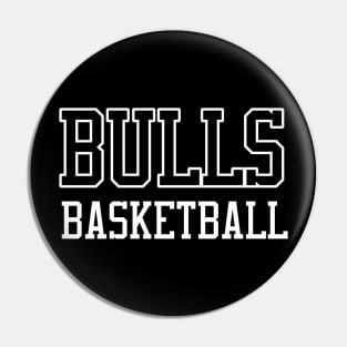 Bulls Basketball Pin