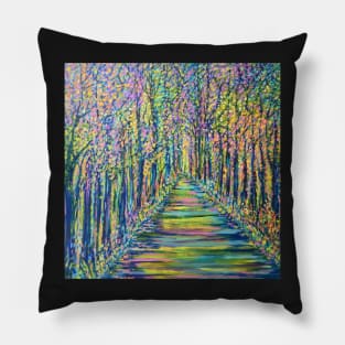 Bright Abstract Forest Pillow