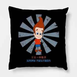 Jimmy Neutron Retro Japanese Pillow