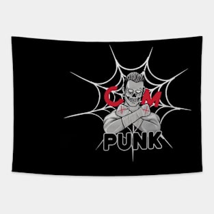 CM Punk Skeleton Web Tapestry