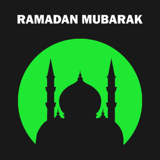 Ramadan Mubarak Ramadan Kareem Green Mosque Masjid Gift T-Shirt