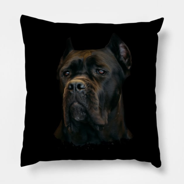 Cane Corso - Italian Mastiff Pillow by Nartissima