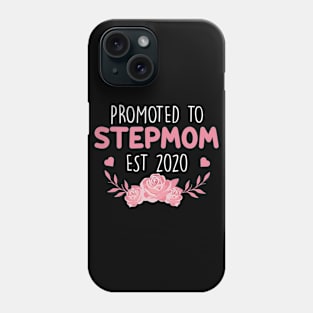 Promoted To Stepmom Est 2020 Phone Case