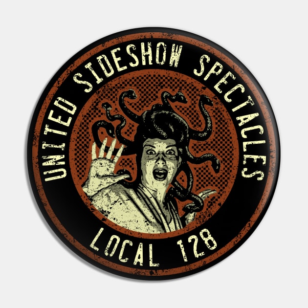 United Sideshow Spectacles Pin by bronzarino