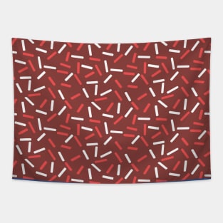 Sprinkles - Red+White+Maroon Tapestry