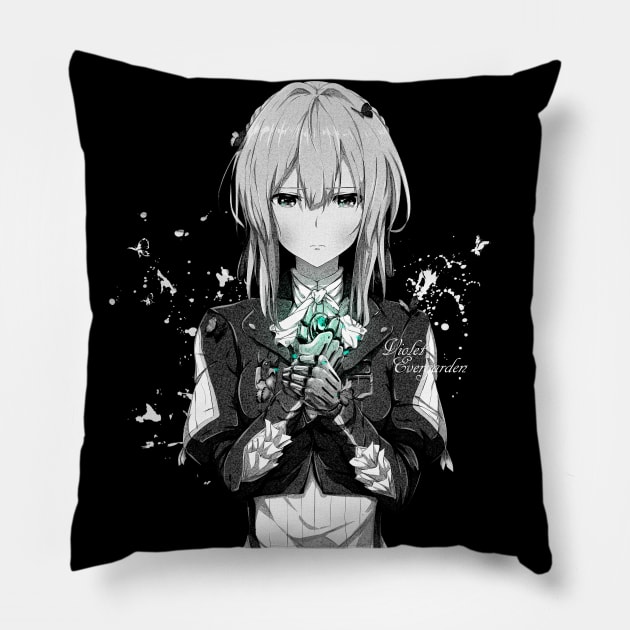 Emerald Green eyes Pillow by stingi